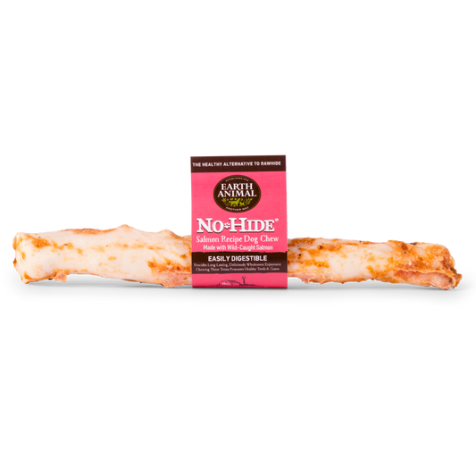 Earth Animal — No-Hide Salmon Chews (11", Case of 12)