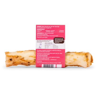 Earth Animal — No-Hide Salmon Chews (7", Case of 24)