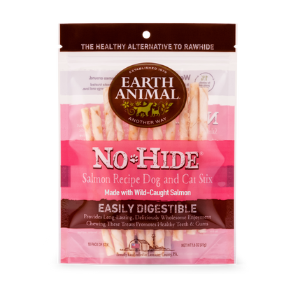 Earth Animal — No-Hide Salmon Stix (10 Pack)
