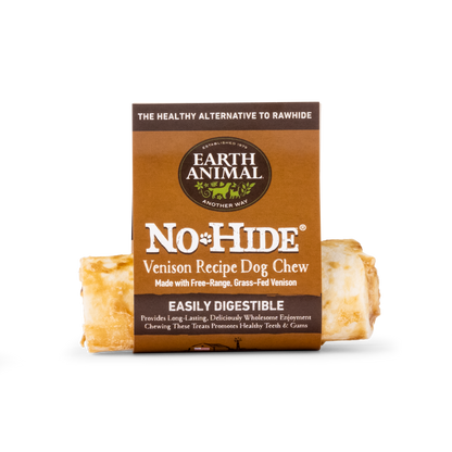 Earth Animal — No-Hide Venison Chews (4", Case Of 24)