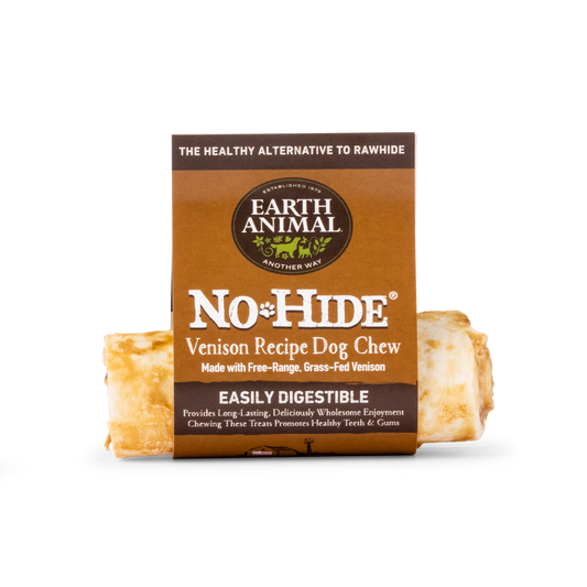 Earth Animal — No-Hide Venison Chews (4", Case Of 24)
