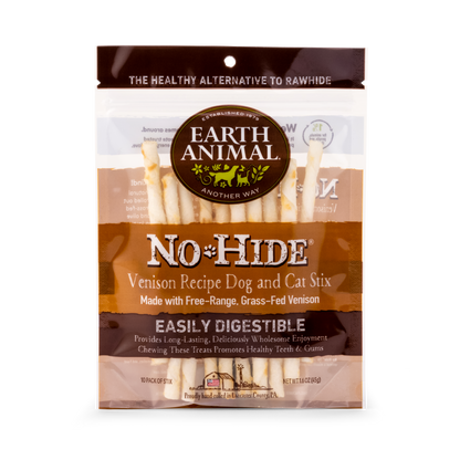 Earth Animal — No-Hide Venison Stix (10 Pack)