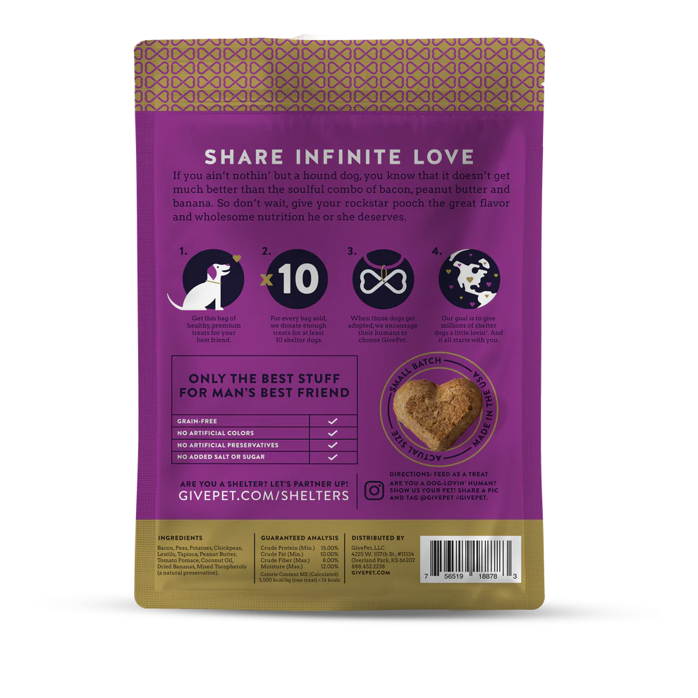 GivePet — Golosinas para perros Doghouse Rock (325 g)