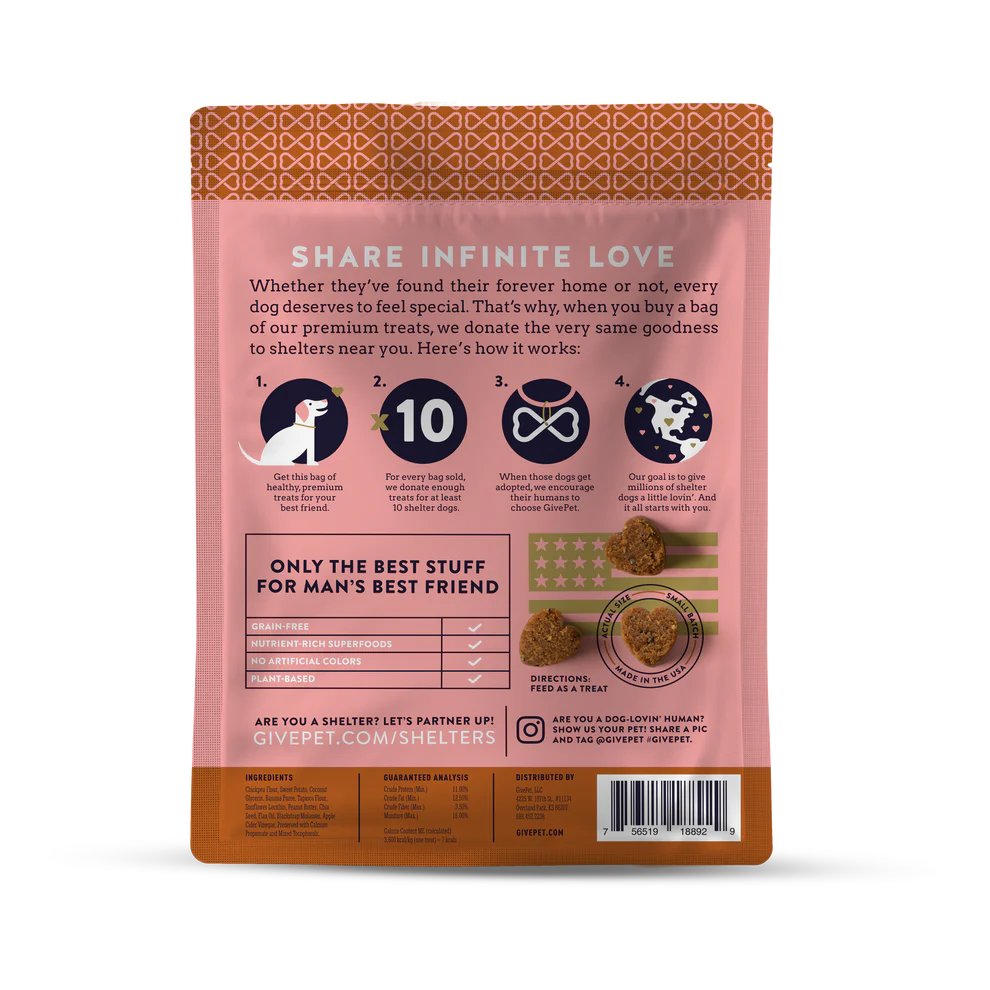 GivePet — Golosinas para perros Upward sin cereales (170 g)