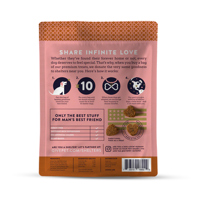 GivePet — Golosinas para perros Upward sin cereales (170 g)