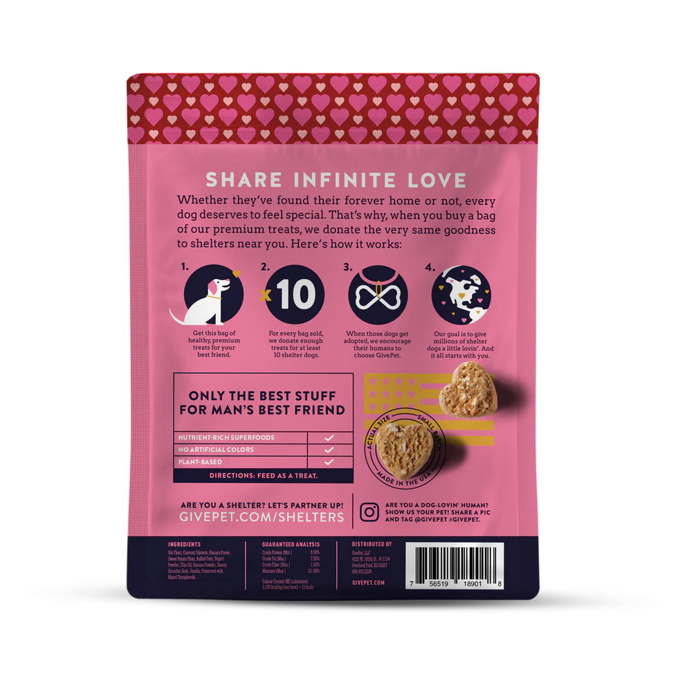GivePet — Golosinas masticables navideñas para perros (Galleta de azúcar, 177 g)