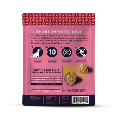 GivePet — Golosinas masticables navideñas para perros (Galleta de azúcar, 177 g)