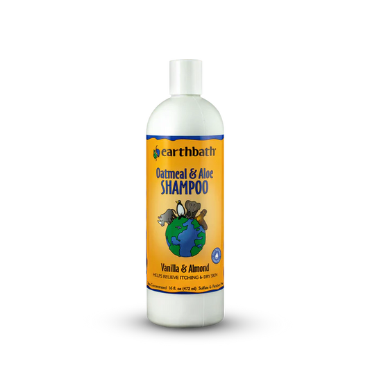 Earthbath — Oatmeal & Aloe Shampoo (Vanilla & Almond, 16 oz)