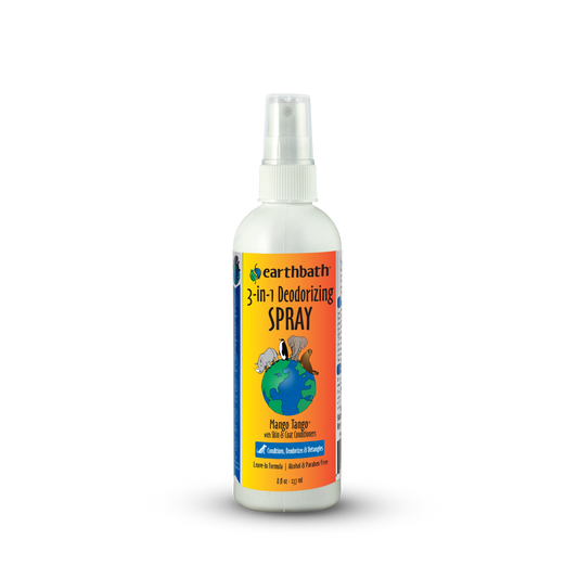 Earthbath – 3-in-1 Deodorizing Spritz for Dogs (Mango Tango, 8 oz)