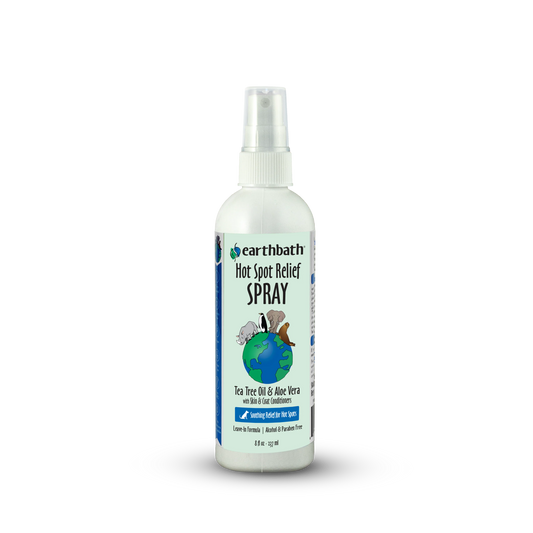 Earthbath – Hot Spot Relief Spray for Dogs (Tea Tree & Aloe Vera, 8 oz)