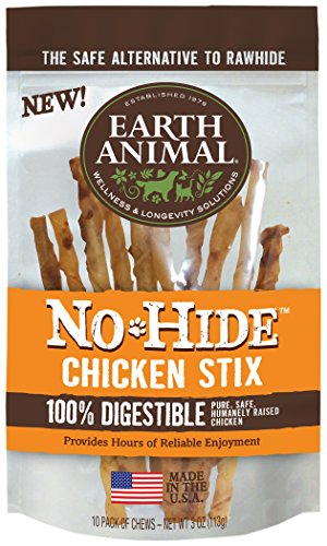 Earth Animal — No-Hide Chicken Stix  (10 Pack)