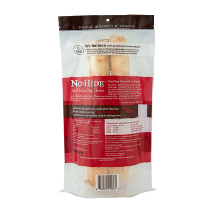 Earth Animal — Masticables de carne de res sin piel (28 cm, paquete de 2)
