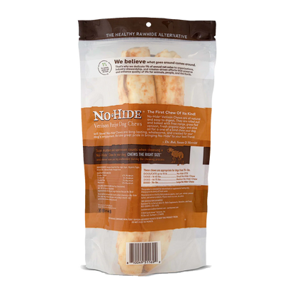 Earth Animal — Masticables de venado sin piel (28 cm, paquete de 2)
