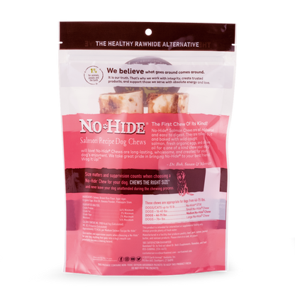 Earth Animal — Masticables de salmón sin piel (18 cm, paquete de 2)